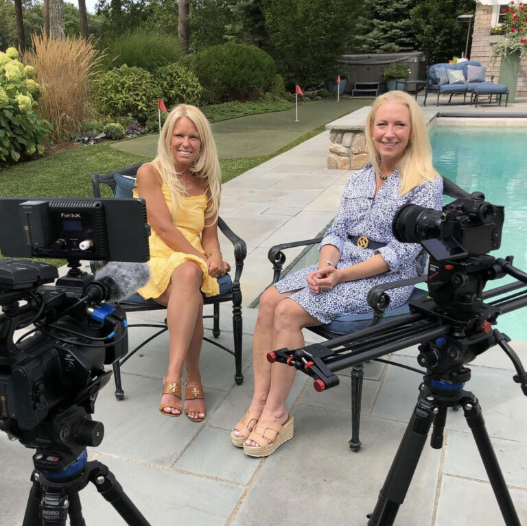 Parker making people feel comfortable sharing their stories on camera with her. Parker making people feel comfortable sharing their stories on camera with her.