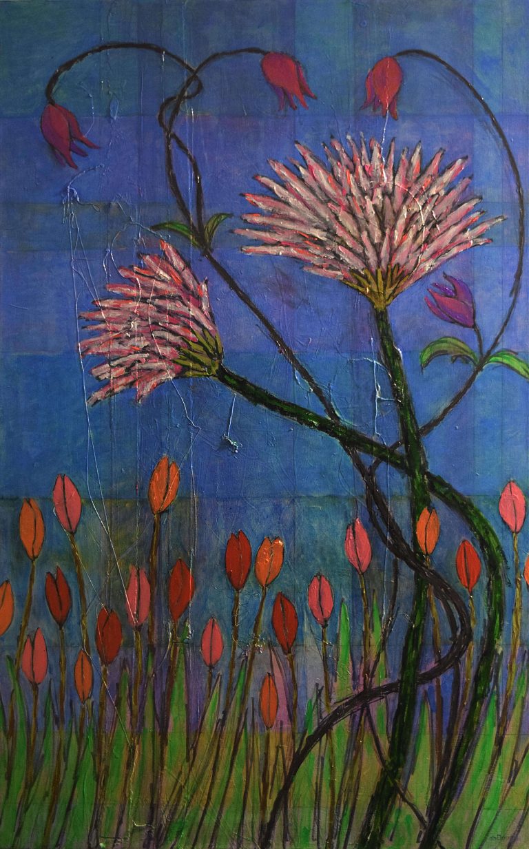 Minion of the Tulips 58x36 1 768x1233