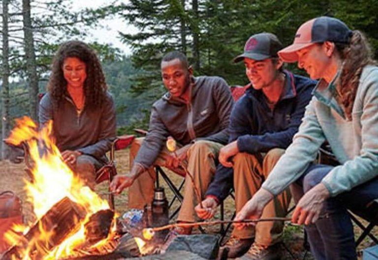 Camping with friends. Camping with friends.