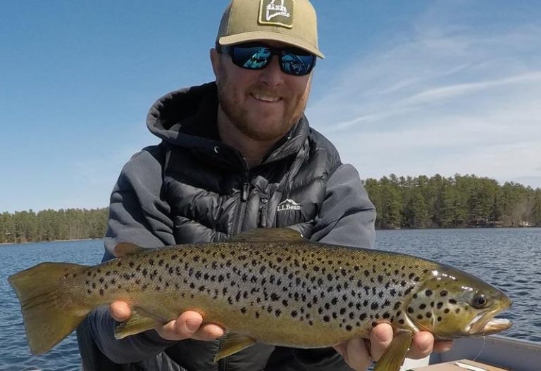 Catching that first fish of the season. Catching that first fish of the season.